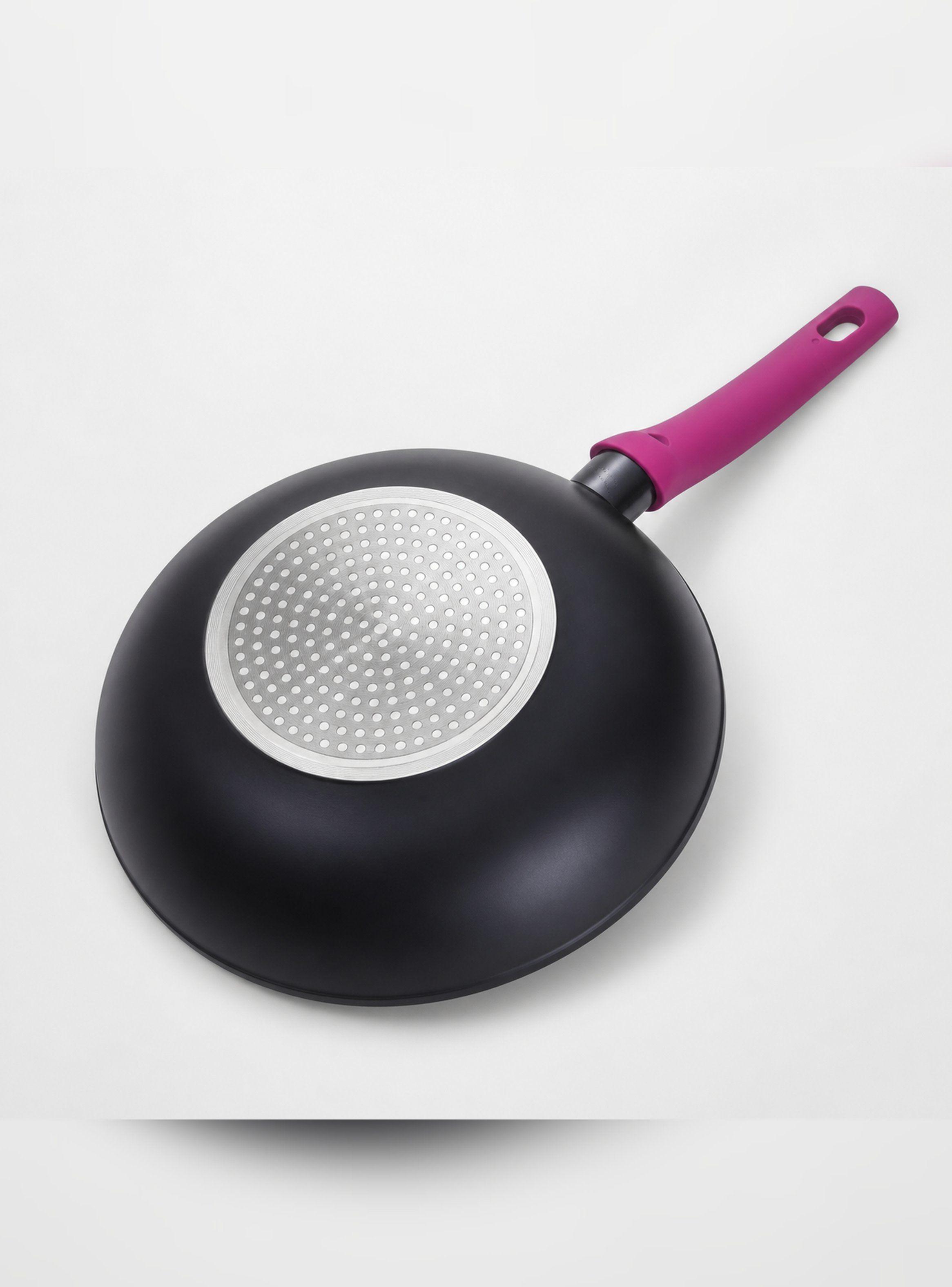 Wok Antiadherente Vitta Cherry 28cm Aluminio Forjado-6