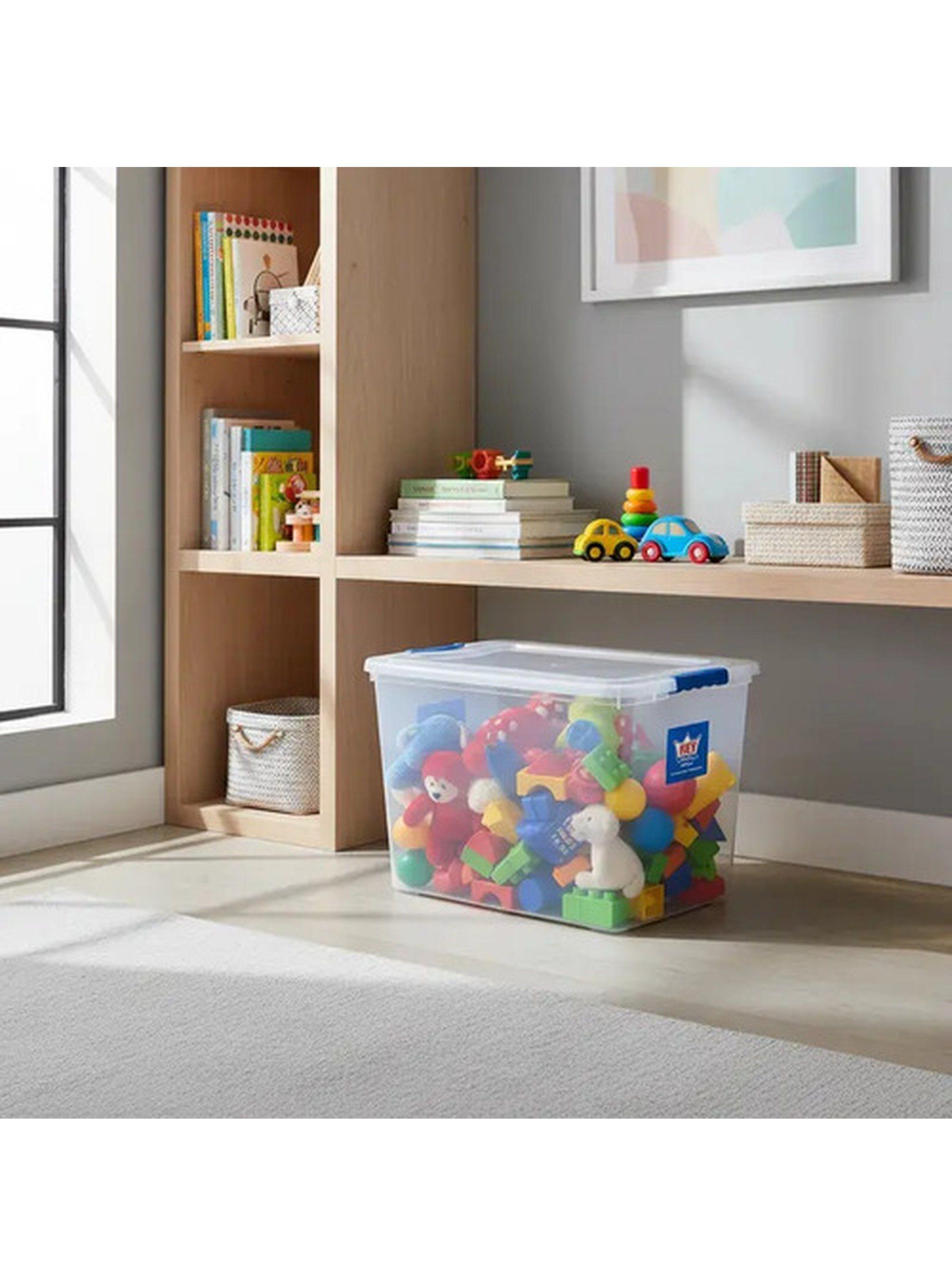 Caja de Almacenamiento 50L Transparente Reyplast Suprema-3