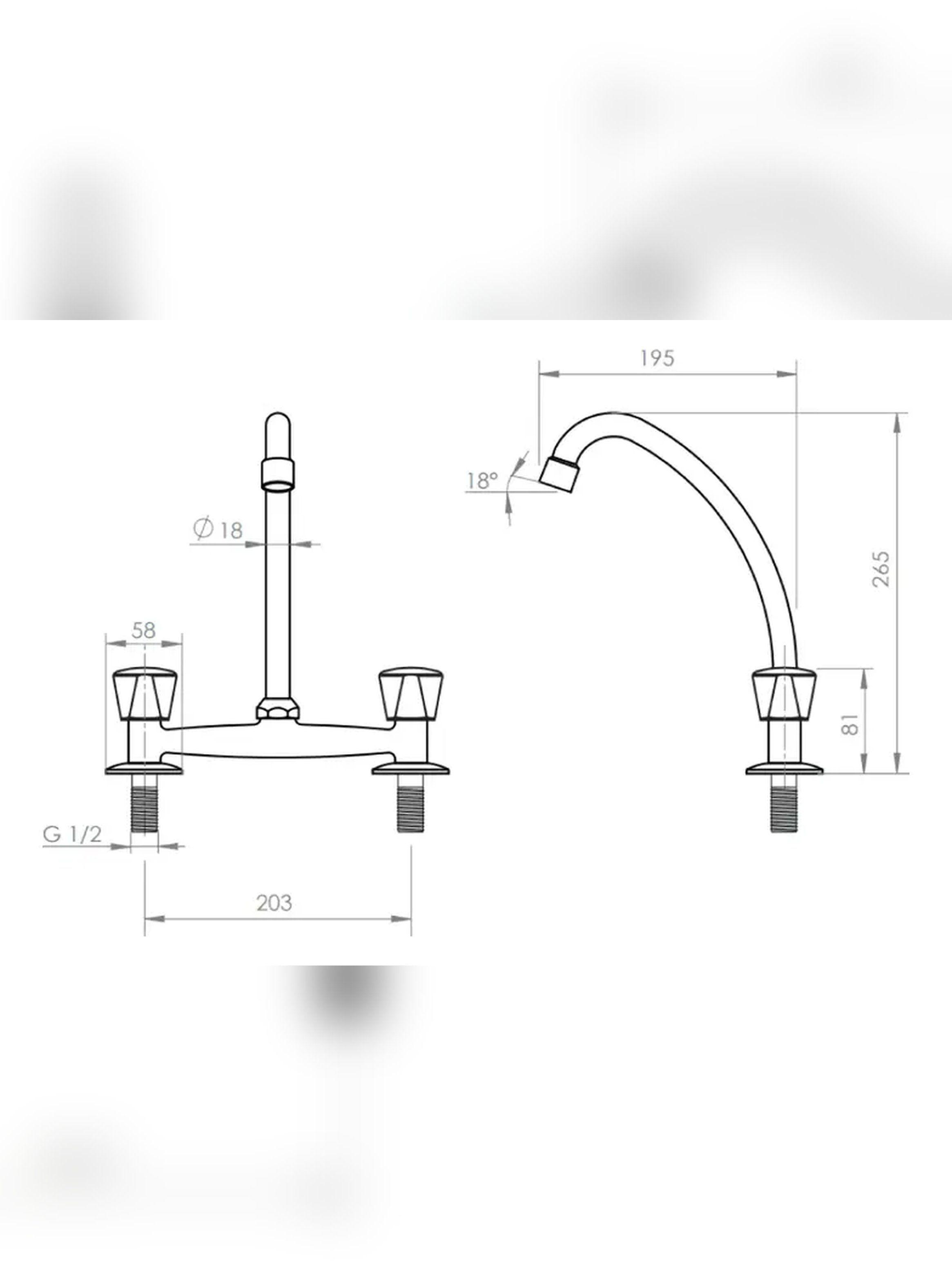 Combinación Lavaplatos 8 Llave Grifo-7