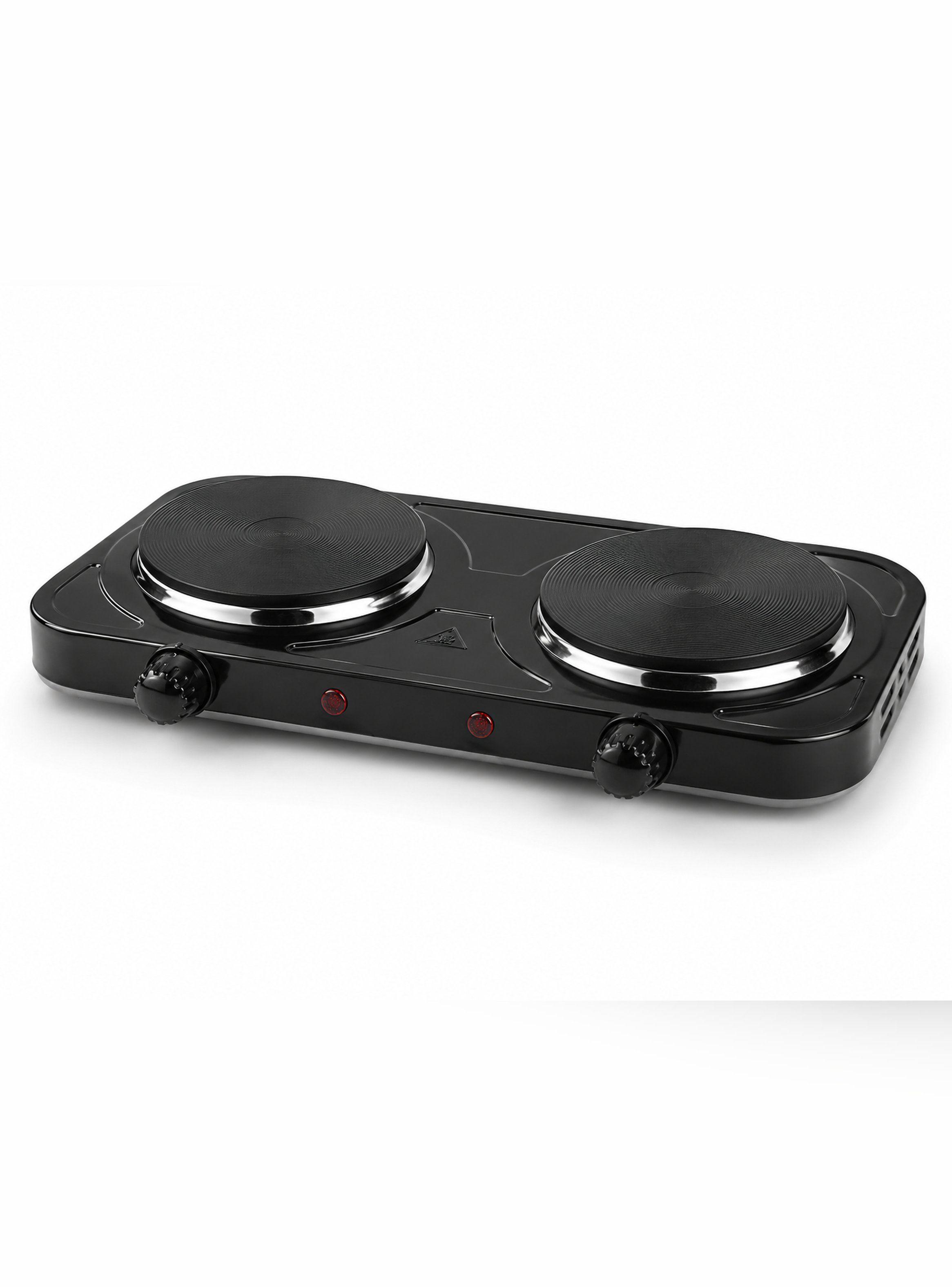 Cocinilla Anafe Cocina Electrica Dos Platos Color Negro-2