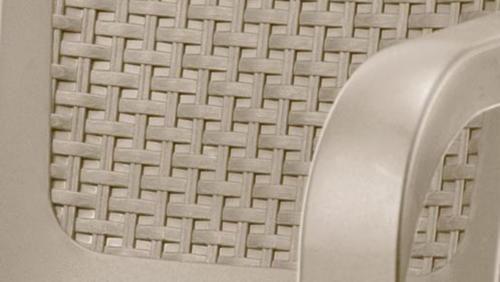 Silla Comedor Terraza Camping Rattan Apoyabrazos-1