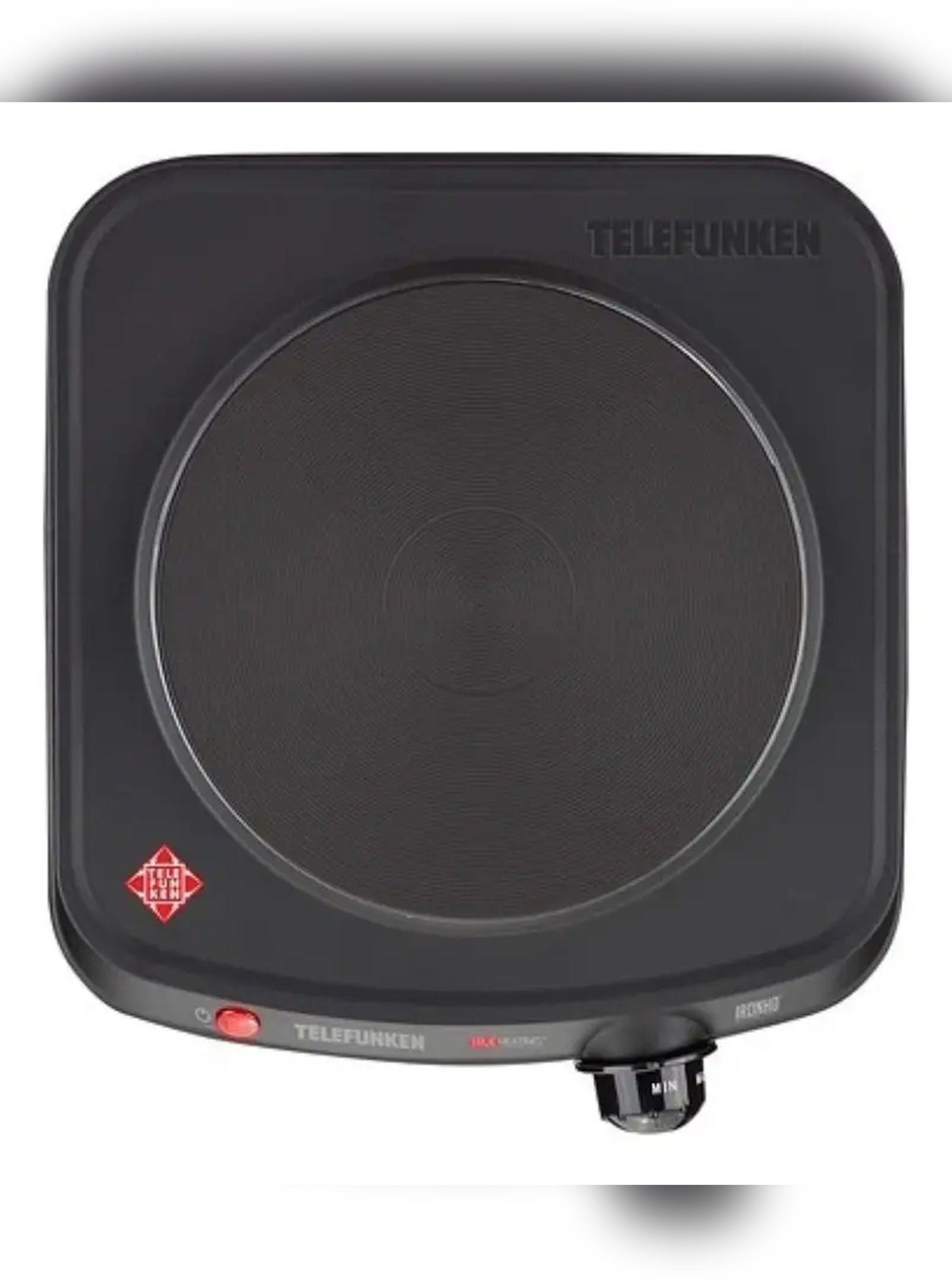 Cocinilla Electrica Telefunken 1600W 1 Hornilla Color Negro-2