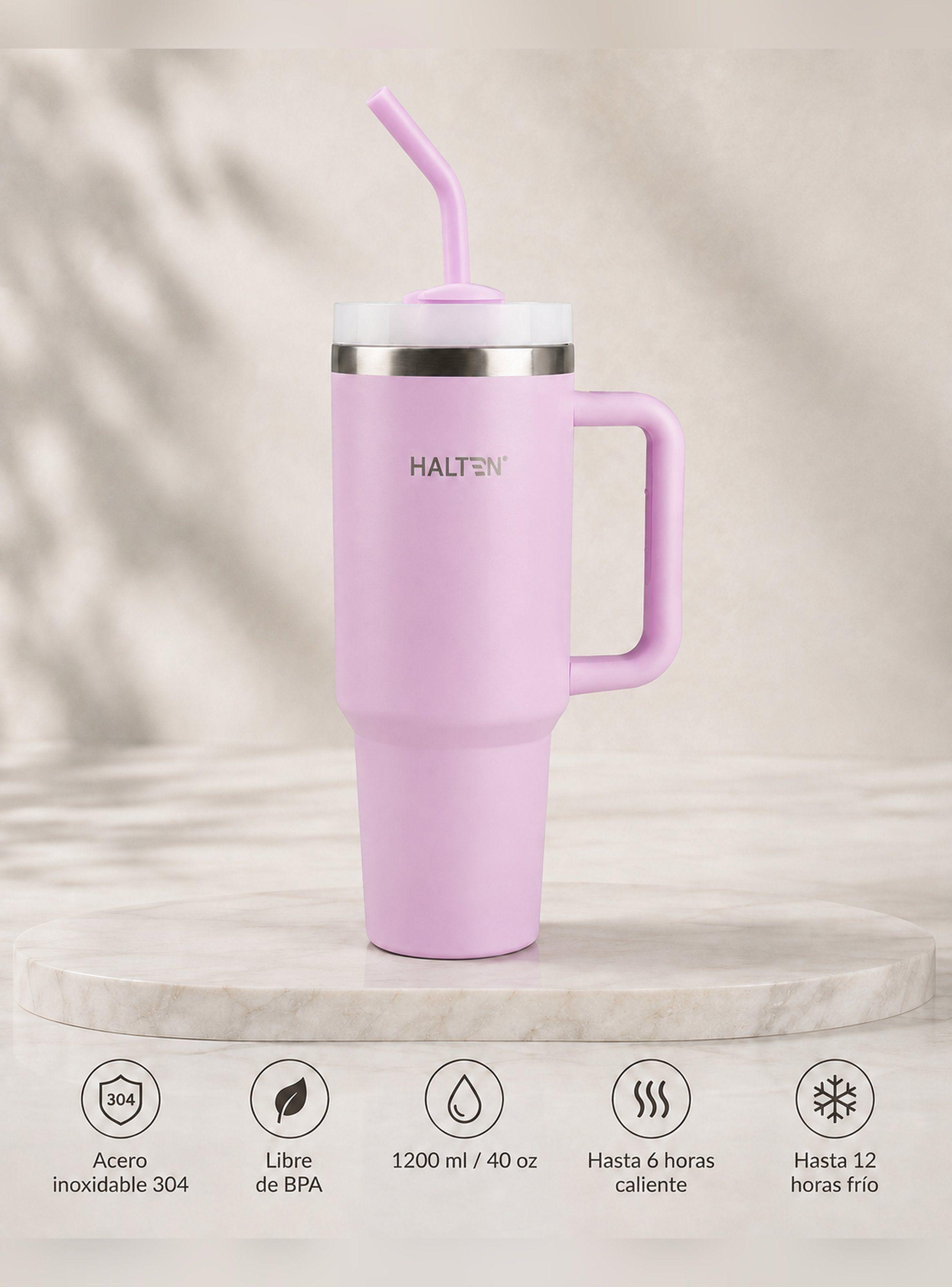 Termo Big Mug 1.2 Lts Acero Inox con Sorbete Marca Halten-0