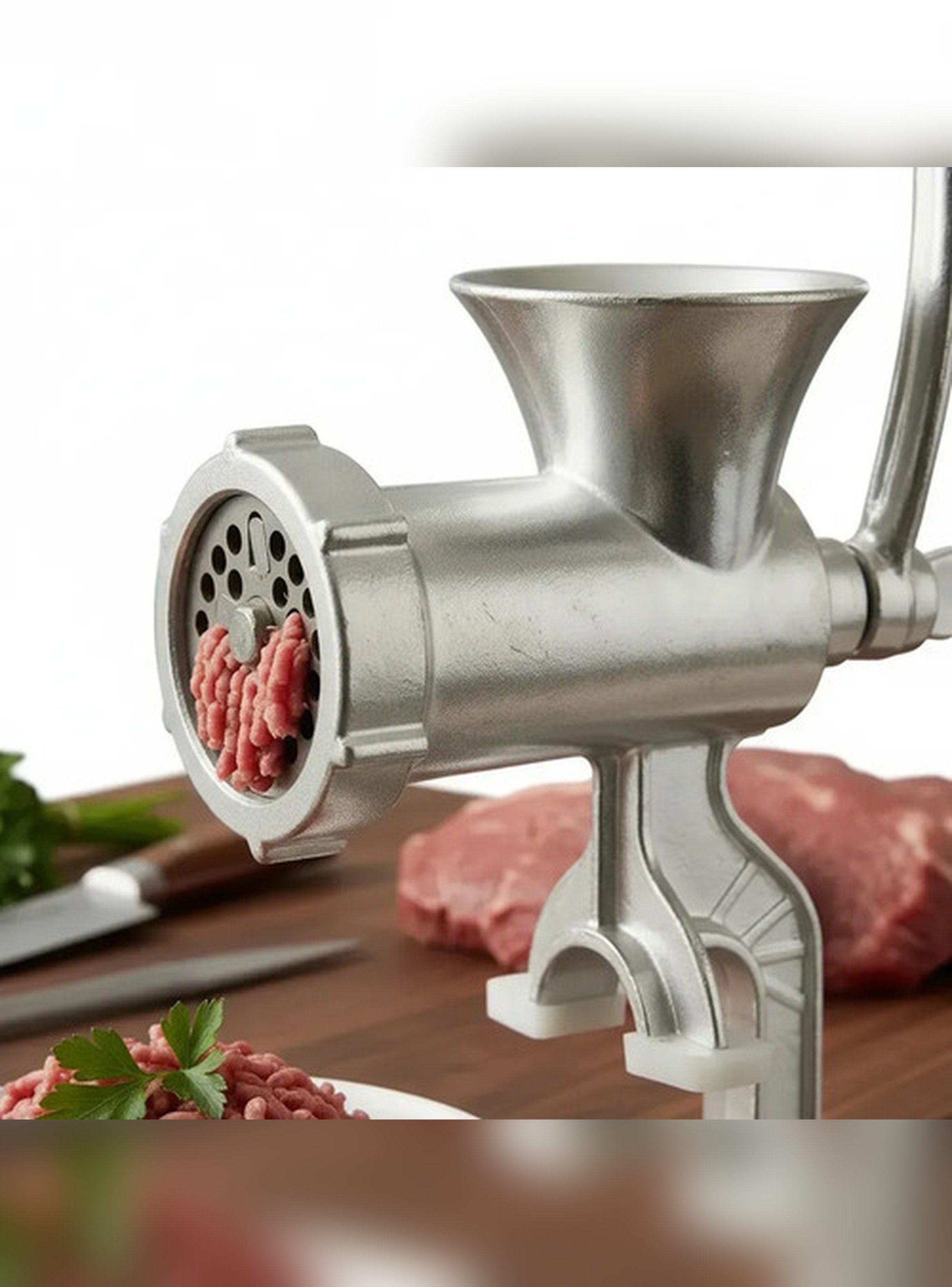 Moledora Picadora Manual de Carne Con Manilla y Prensa-2