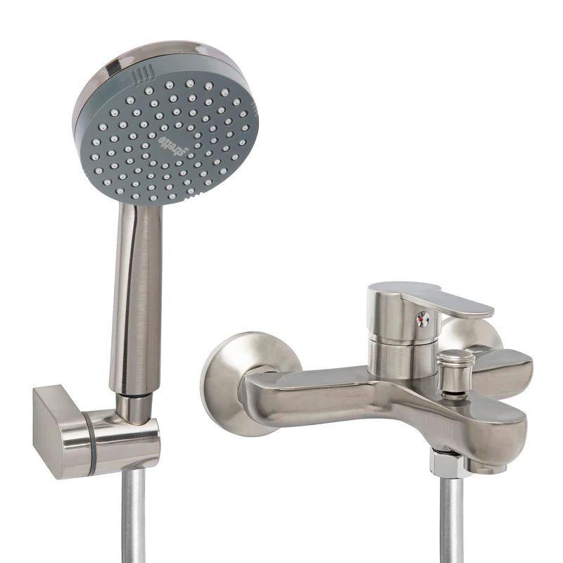 Monomando Llave Grifo Para Tina Ducha Modelo Arona-0