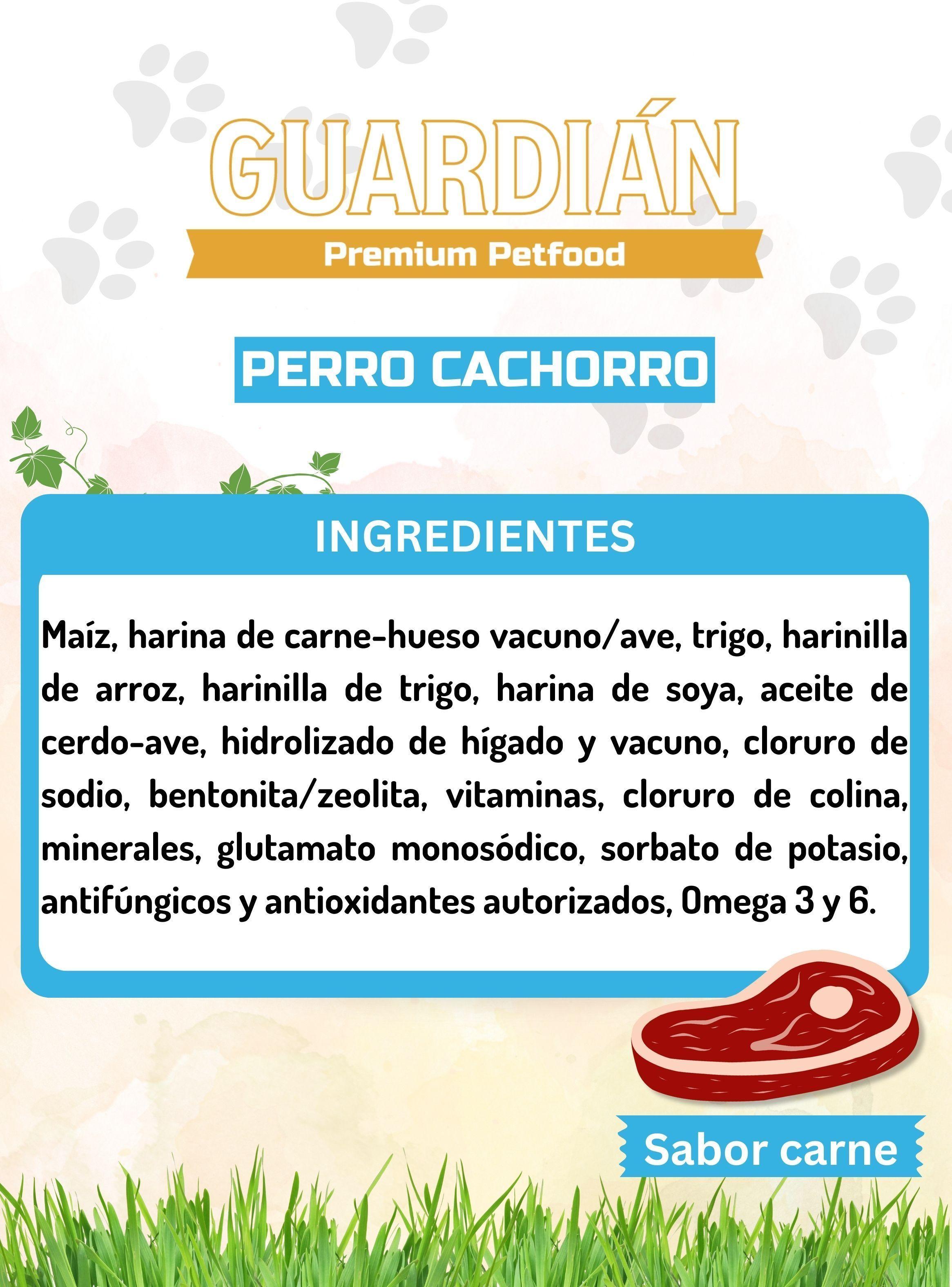Alimento Guardián perro cachorro 9Kg-3