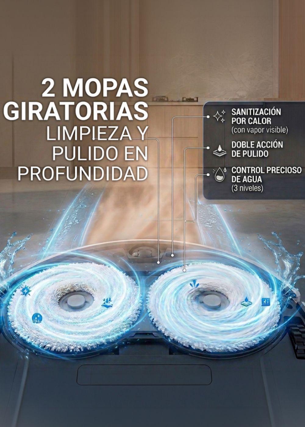 Osoji D2000 Pro - Robot Aspiradora y Trapeadora-3