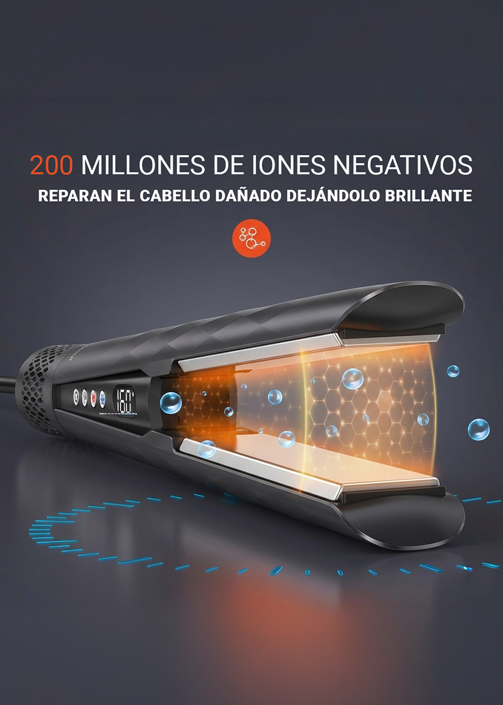 Plancha Alisadora y Secador Osoji M1 Pro-2