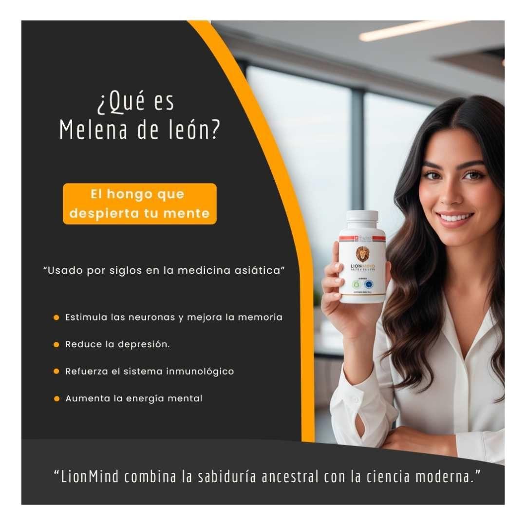 Melena De Leon frasco con 60 Capsulas-6