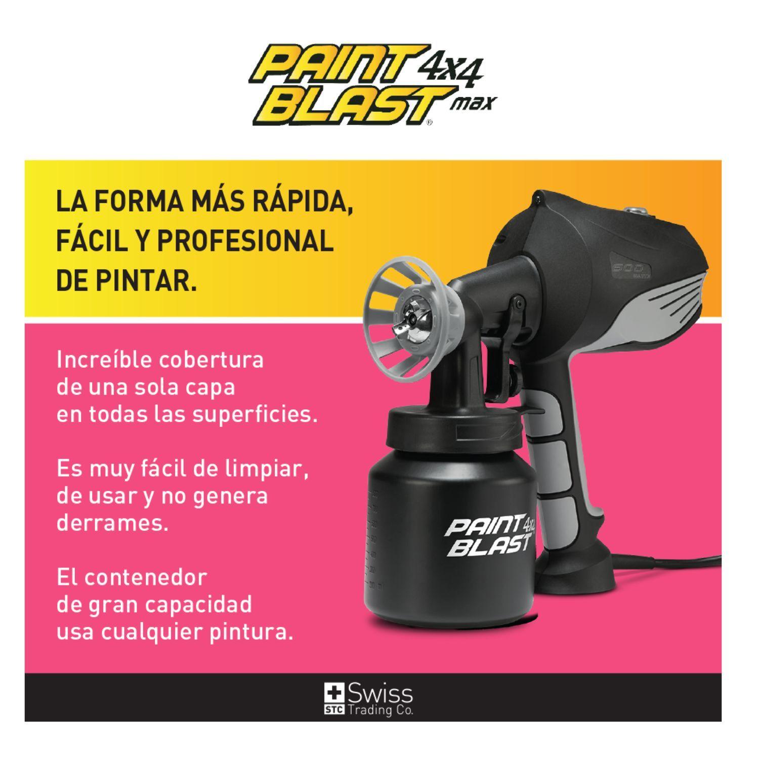 Equipo Pistola Electrica Para Pintar Paint Blast 4x4 Max-3