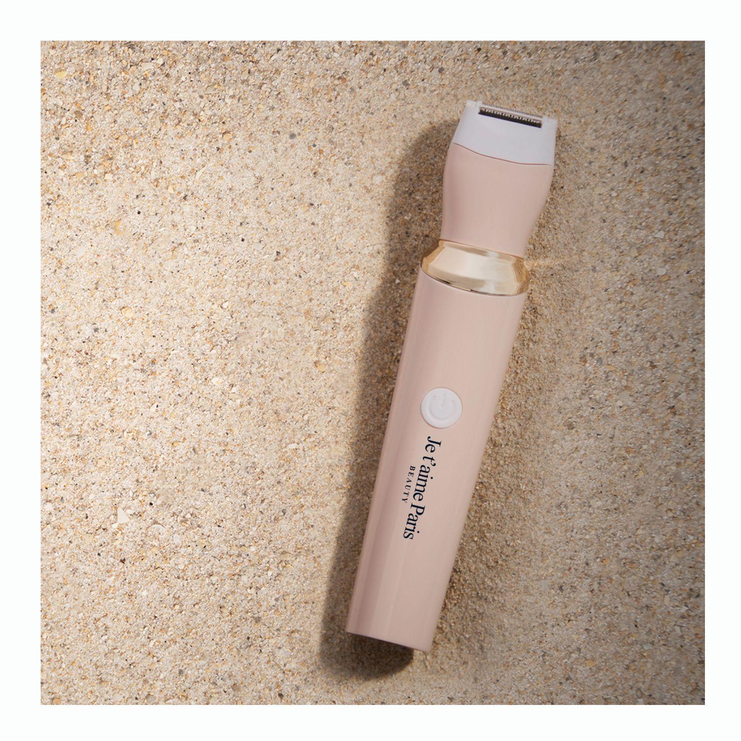 Maquina Depiladora Facial y Corporal Para Mujer Portatil Je T Aime Paris Beauty Con 4 Accesorios-6