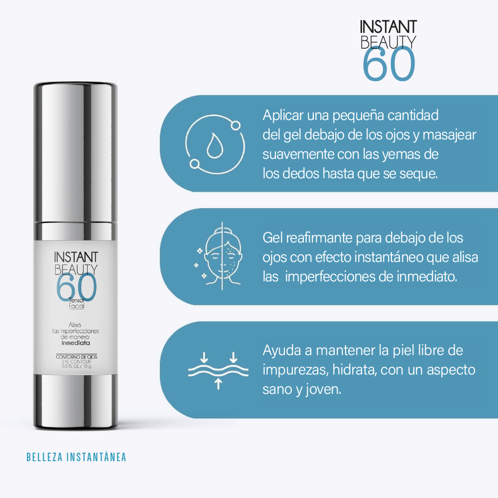 Pack 3 Serum Facial Antiarrugas Instant Beauty 15 mL para 3 Meses-4