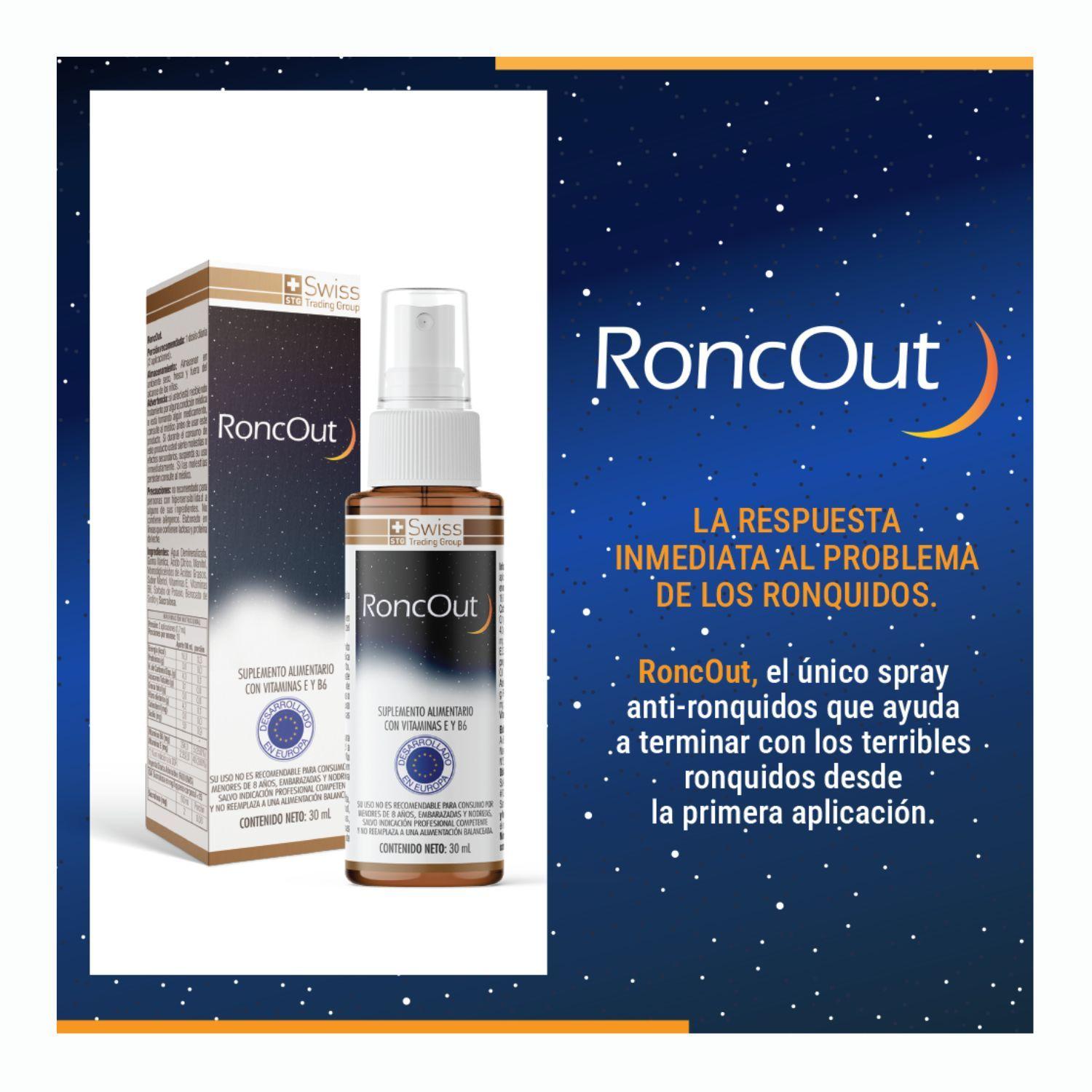 Suplemento Alimenticio Ronc-Out en Spray Para los Ronquidos 30 mL-4