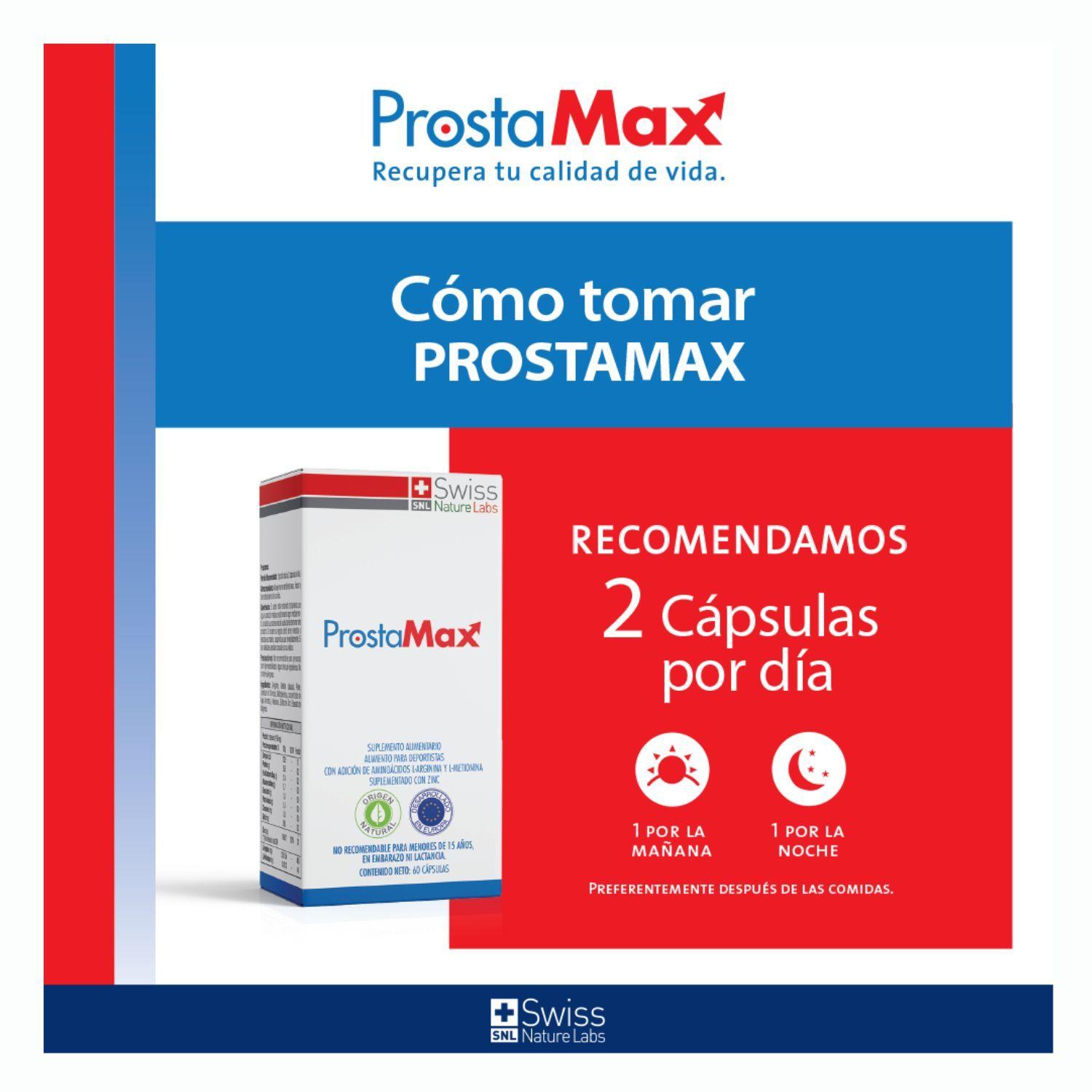 Suplemento Alimenticio Prostamax Salud Alivio Prostata 60 capsulas-7