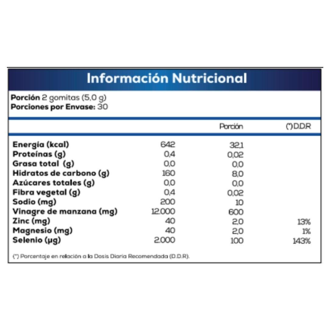 Keto Plus 60 Gomitas Vinagre De Manzana Quema Grasa Sin Azúcar-7