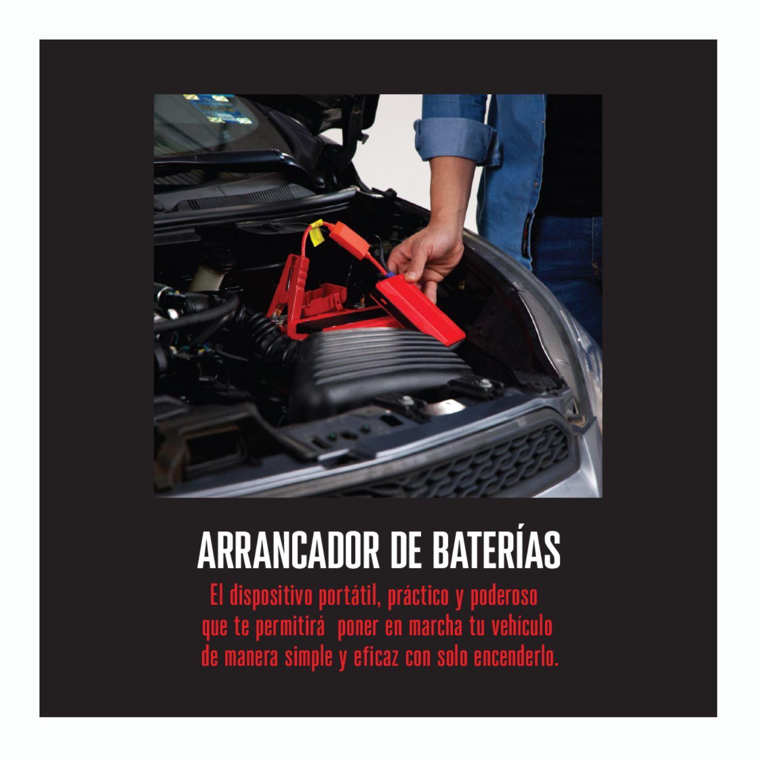 Partidor de Bateria para Autos Portatil Power Bank 12v con Linterna-3