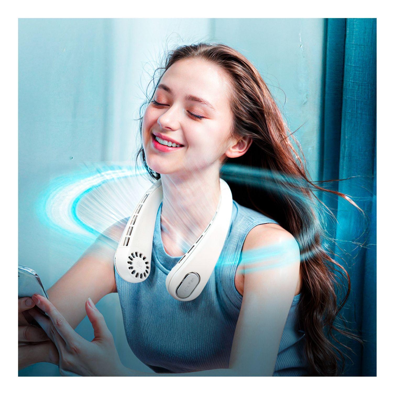 Ventilador para Cuello Portatil Polar Breeze Neck Ligero y Ergonomico 3 Niveles de Velocidad-7