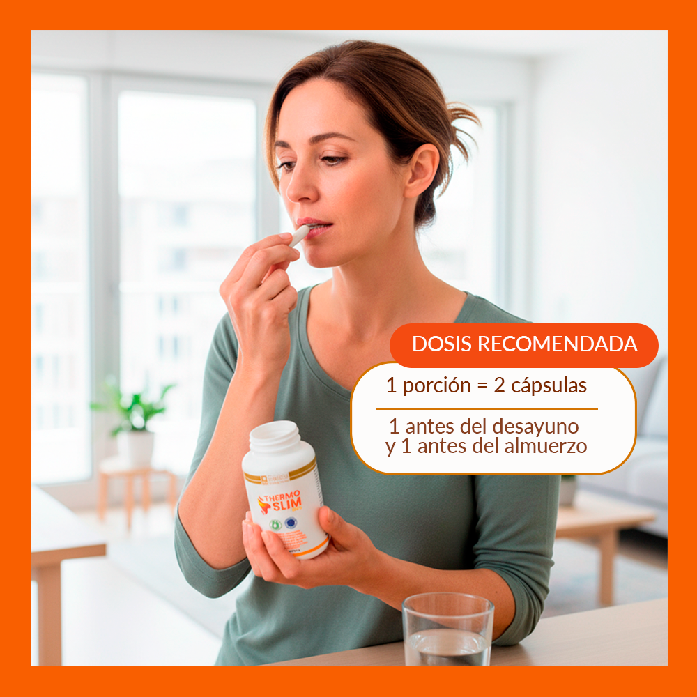 Suplemento Alimenticio Thermo Slim Quemador de Grasa 120 Capsulas Sin Azucar Con Ginseng Panax-2