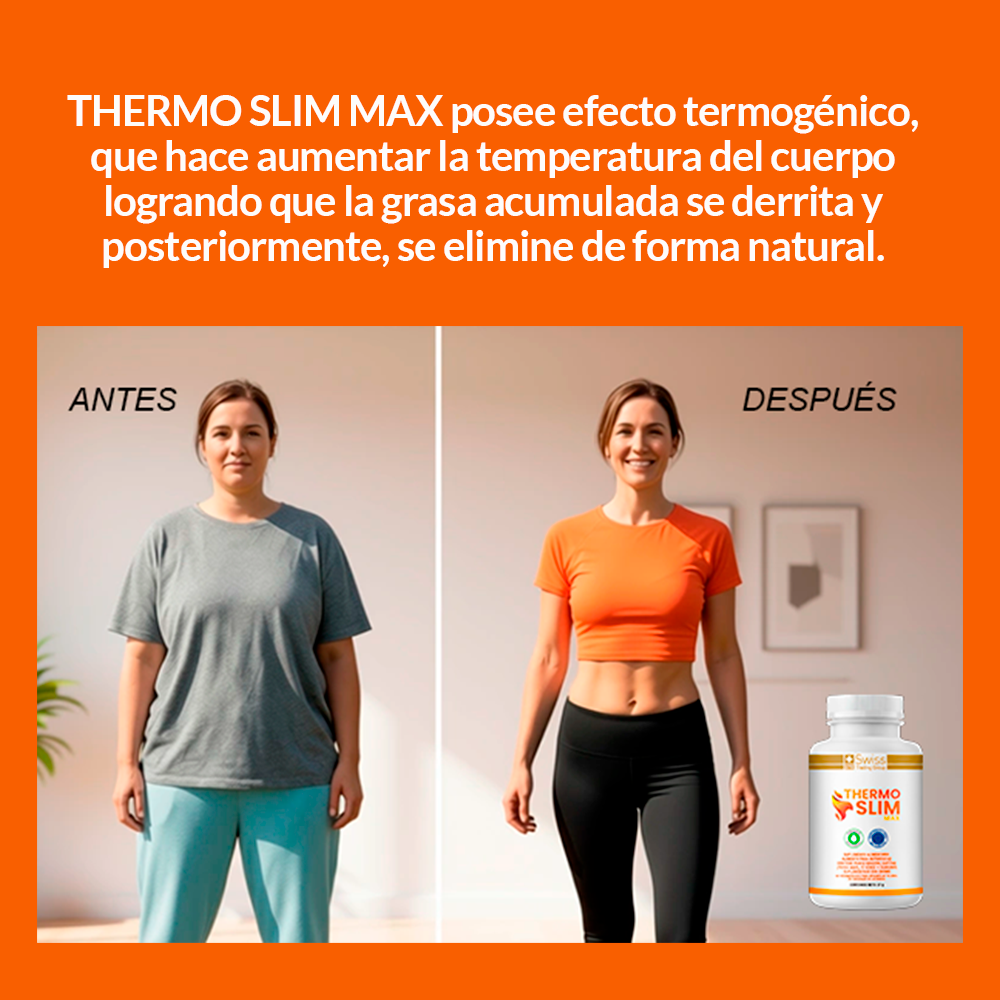 Suplemento Alimenticio Thermo Slim Quemador de Grasa 120 Capsulas Sin Azucar Con Ginseng Panax-6