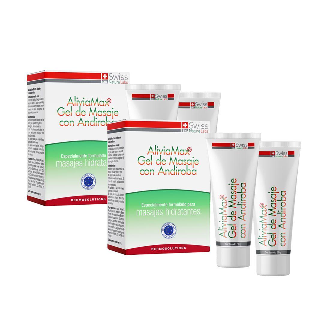 Aliviamax Gel de Masaje C/Andiroba para 2 Meses-1