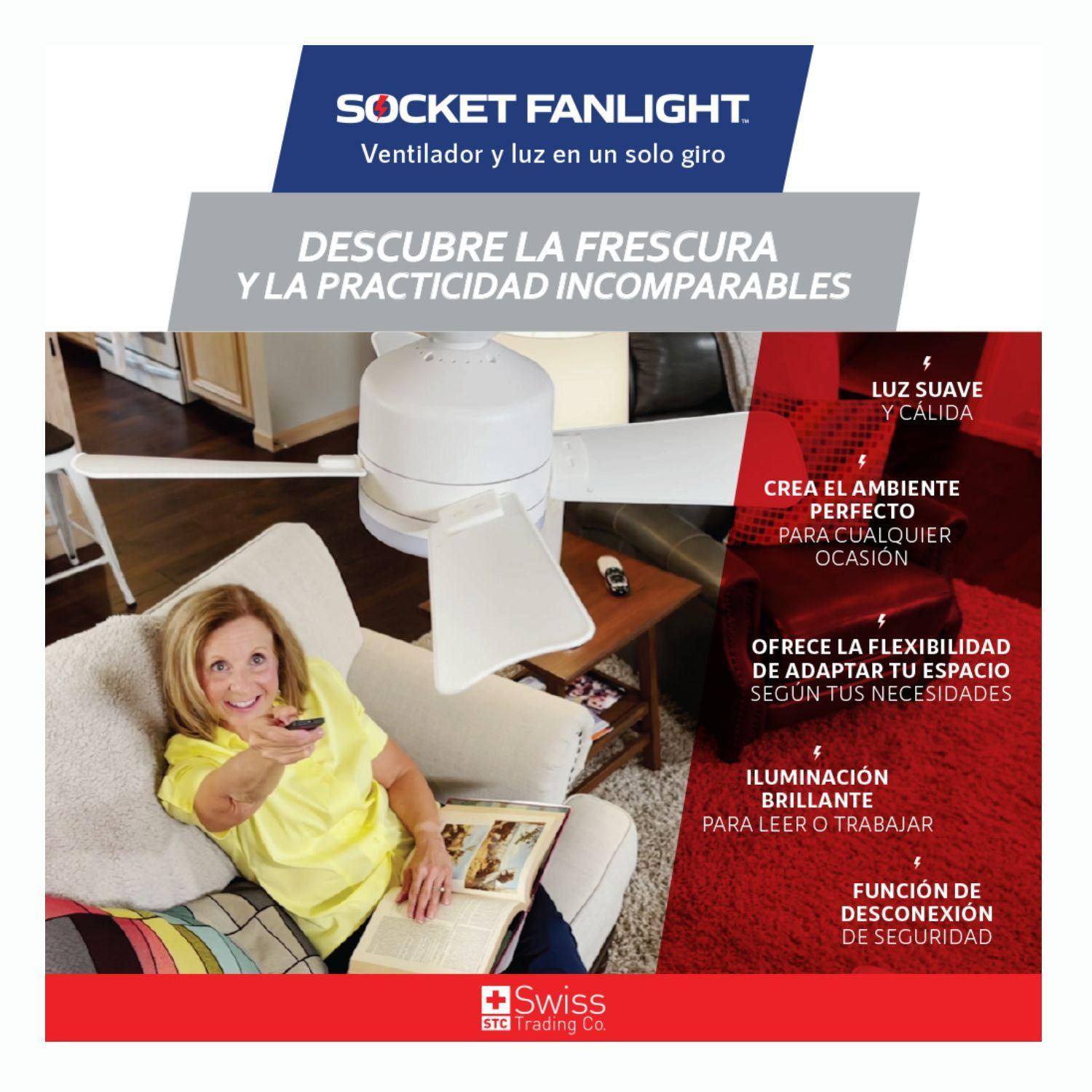 Socket Fan Ligth + 2do Socket Fan Ligth-3