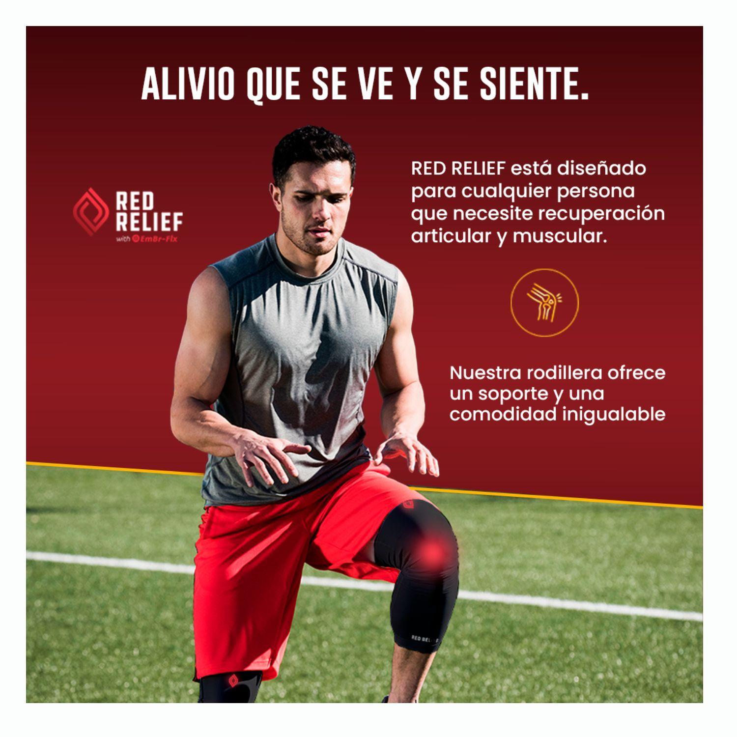 Red Relief Rodillera de Compresión Termogénica 1 Und.-3