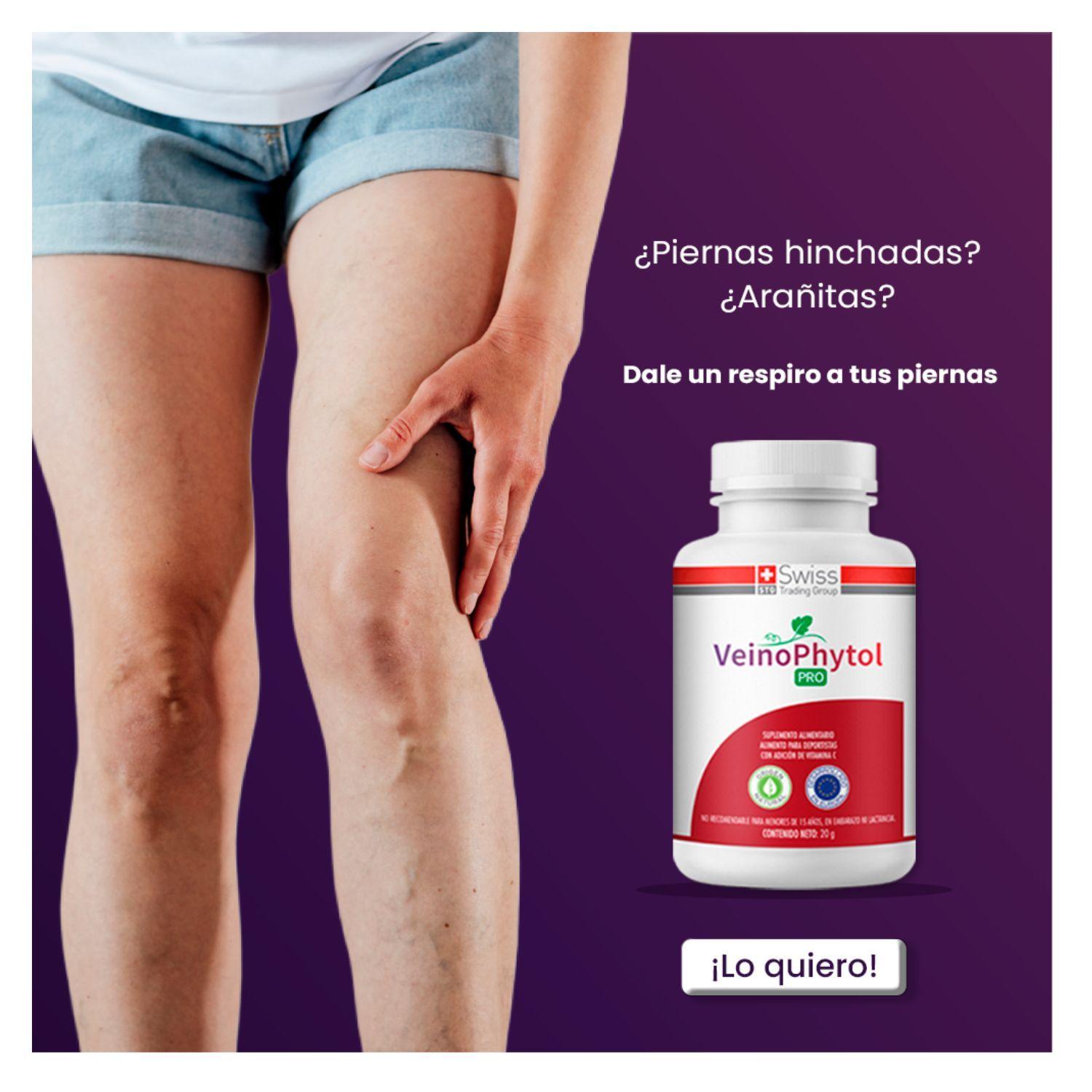 Veinophytol Pro Frasco 30 Caps Sin Várices Piernas Cansadas-5