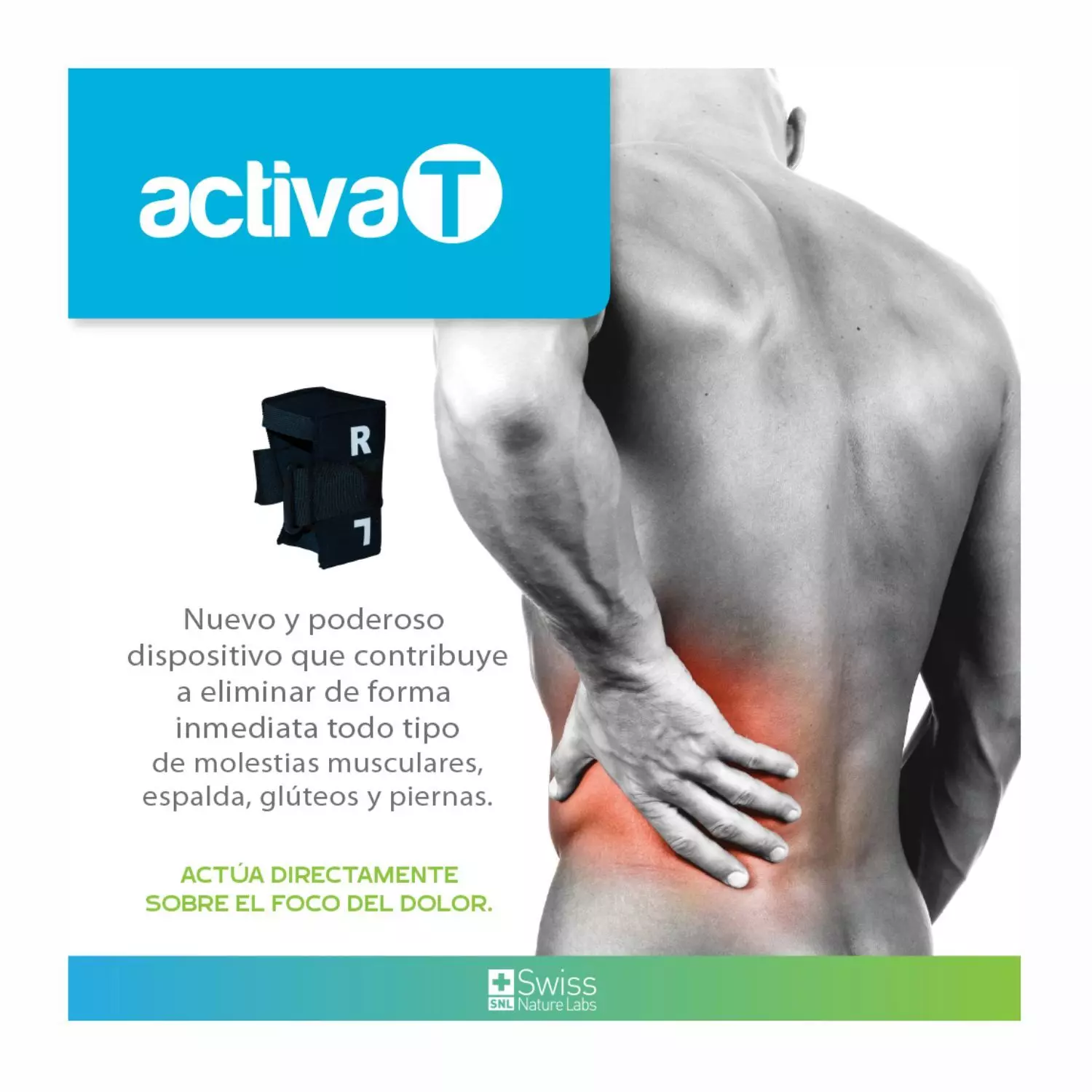 ACTIVA-T Rodillera Acupresion Talla Mediana-7
