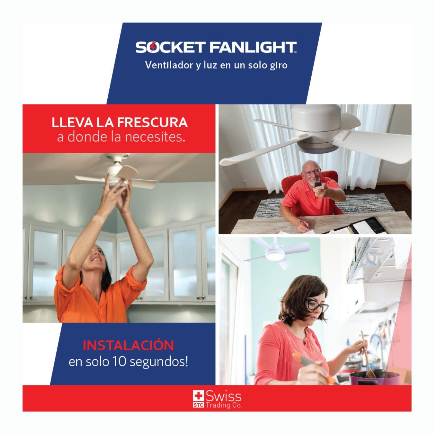 Socket Fan Light-7