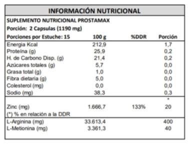 Prostamax con aminoacidos 60 días-3