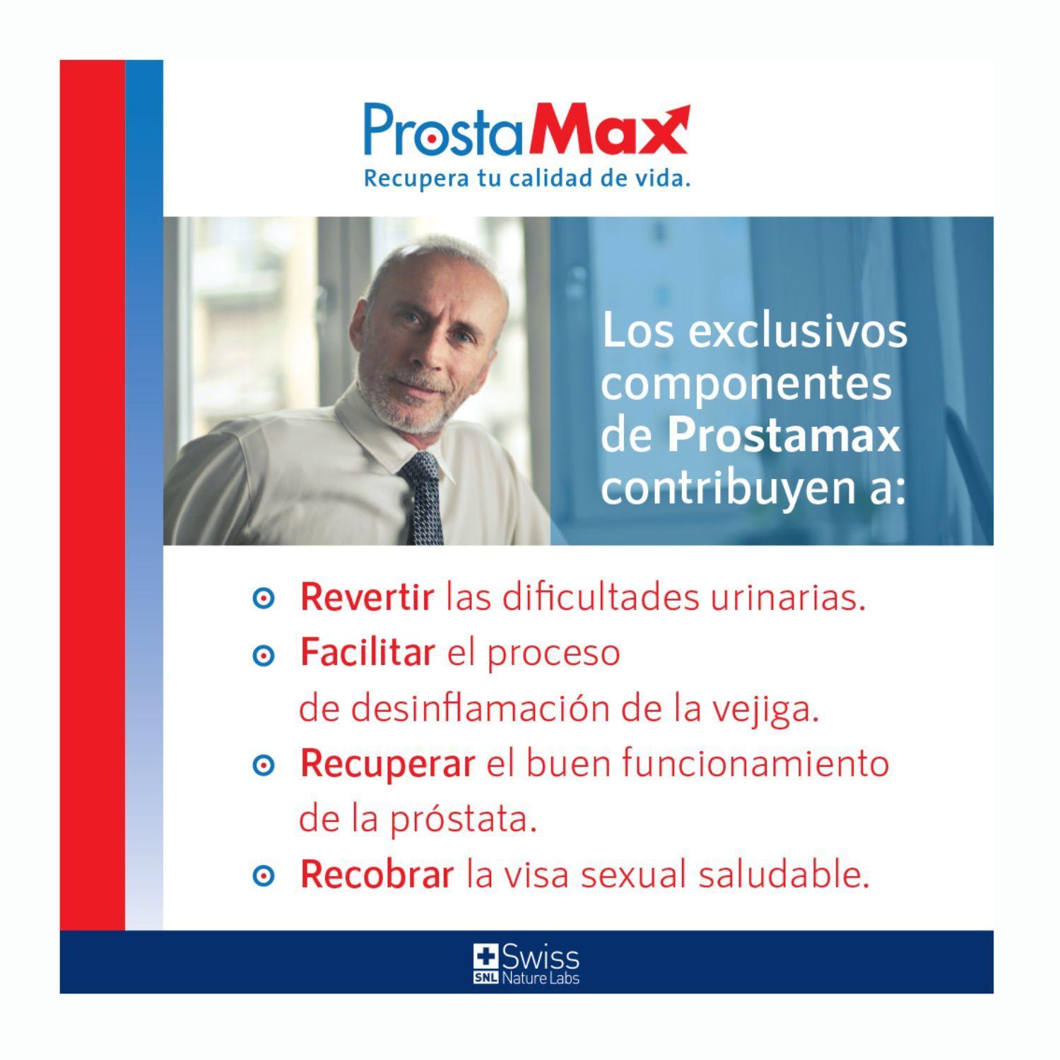 Suplemento Alimenticio Prostamax Salud Alivio Prostata 120 capsula-4