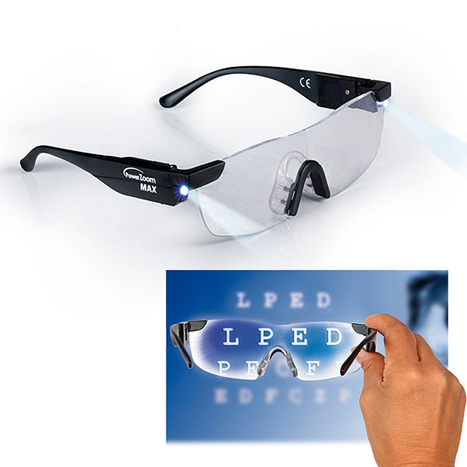 Power Zoom Max Gafas con luces LED integradas-8