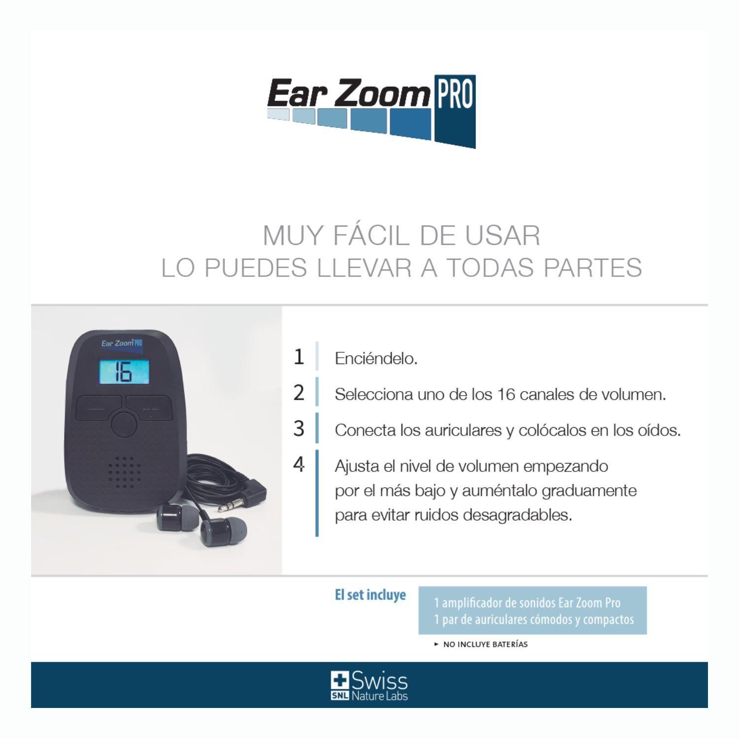 Audífono Ear Zoom Pro Individual - Audifonos para Mejora de Sordera-4