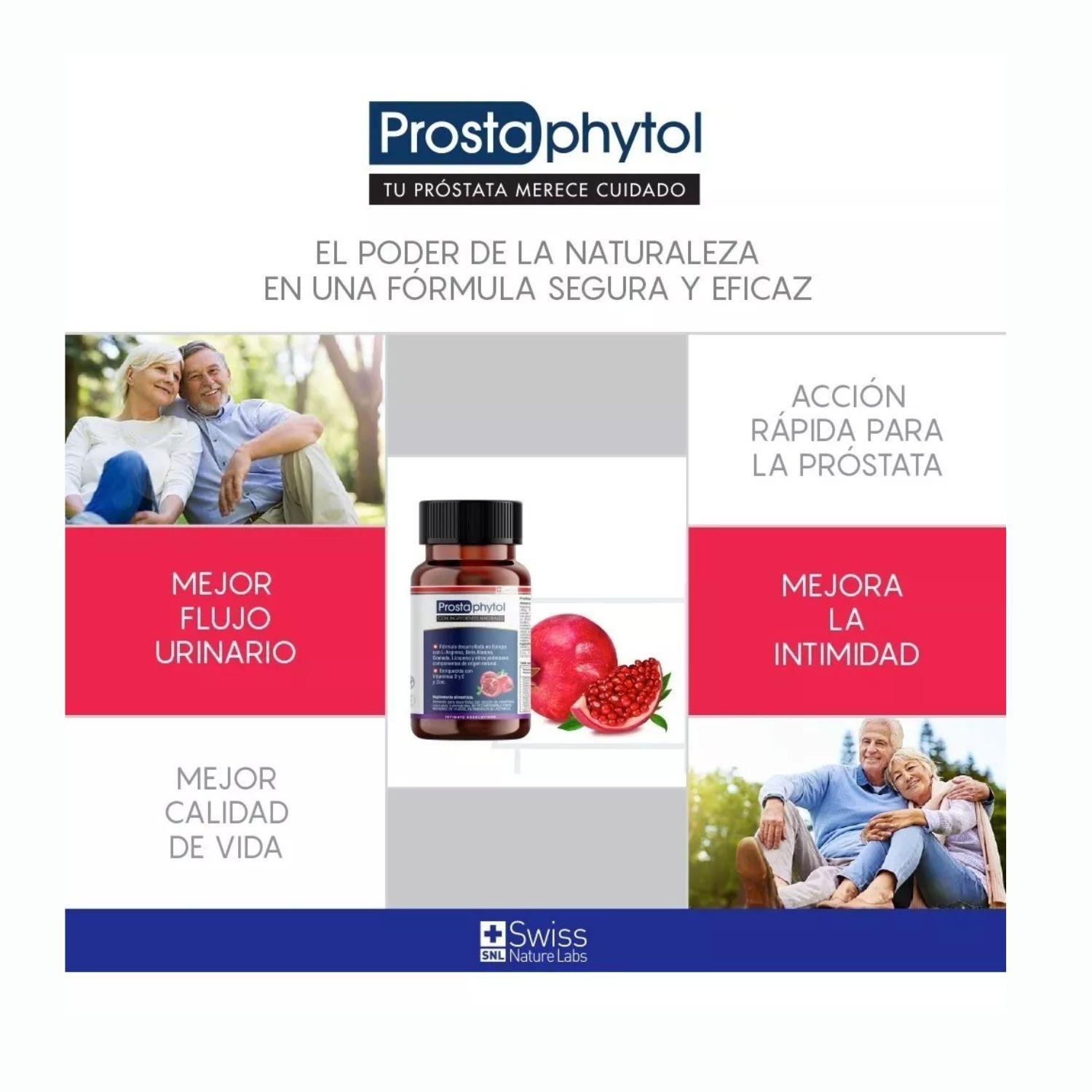 Suplemento Alimenticio Prostaphytol Salud Alivio Prostata 60 Capsulas-6
