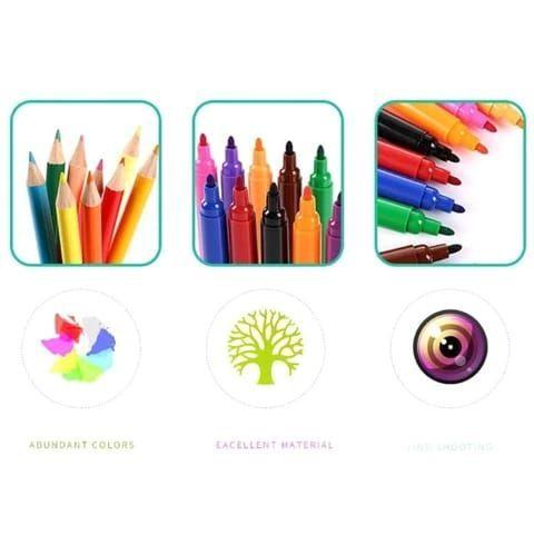 Set Lapices Para Niños 168 Lápices para Pintar Y Colorear-3