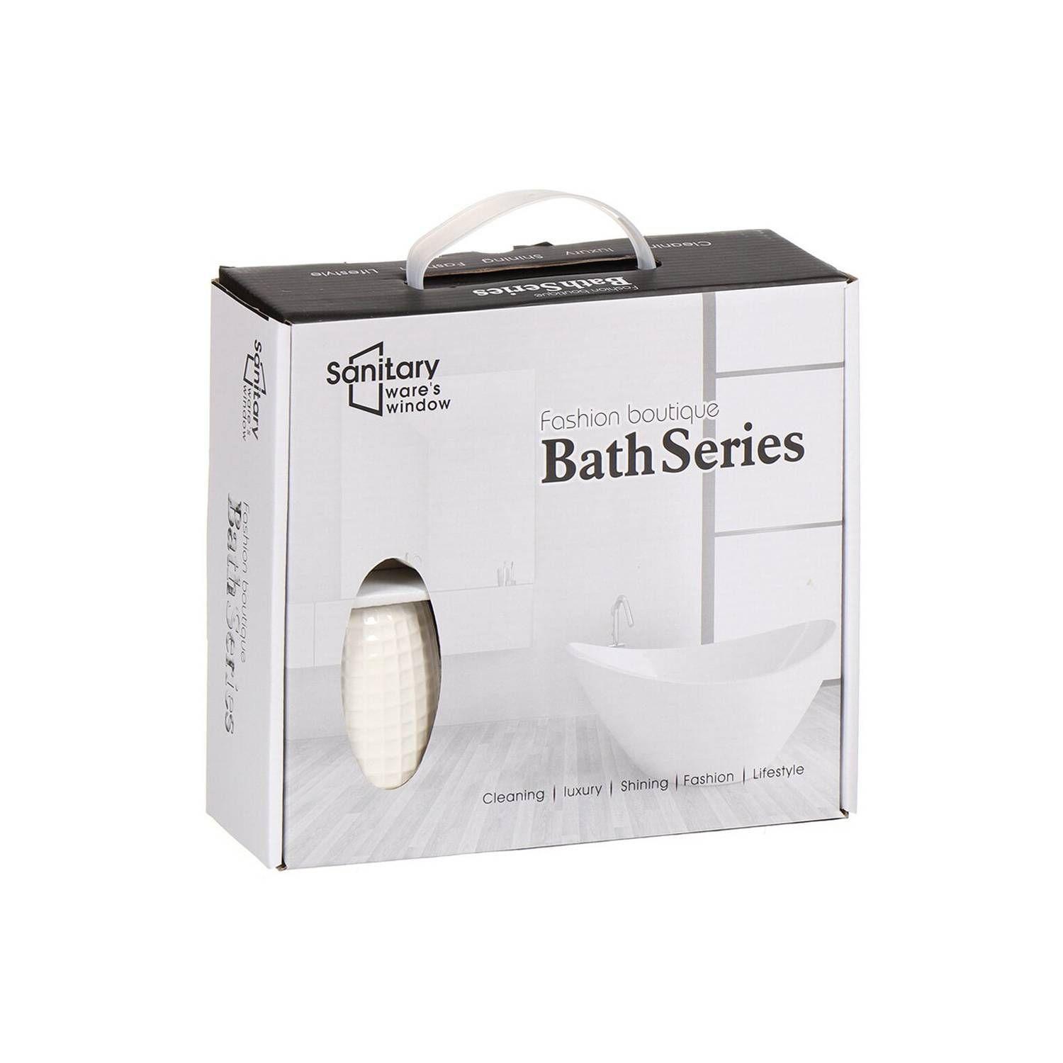 Set De Baño 4 Piezas Portacepillos Pasta Jaboneras & Vaso Negro-2