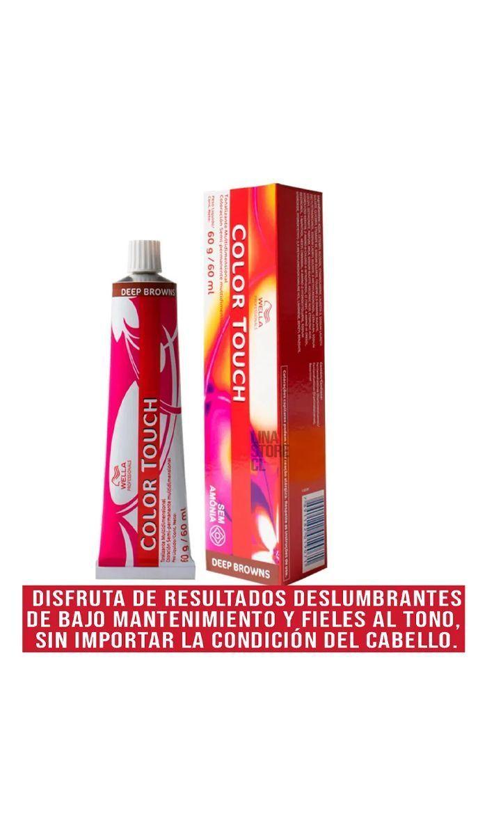Tintura Semipermanente Color Touch + Emulsion 60ml Wella 7/3-1