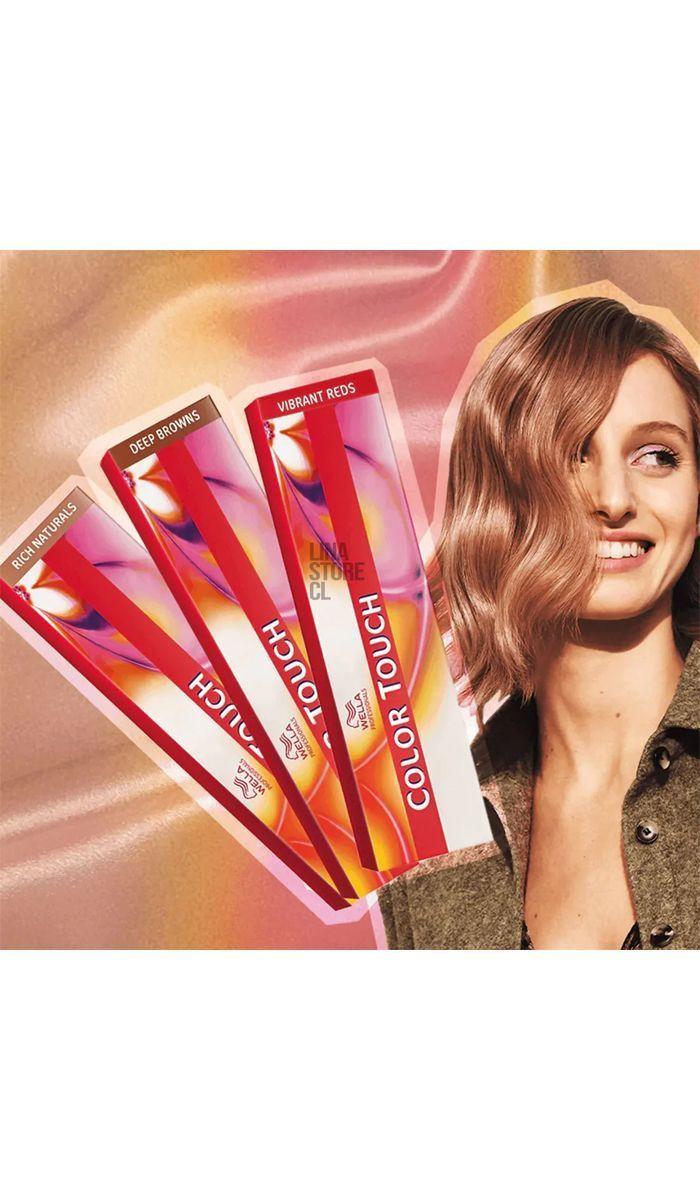 Tintura Semipermanente Color Touch + Emulsion 60ml Wella 7/3-2