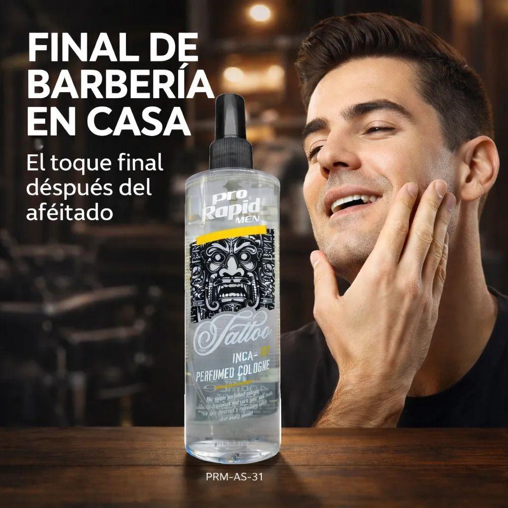 After Shave Barbería Spray Refrescante Aroma Masculino 400ml-2