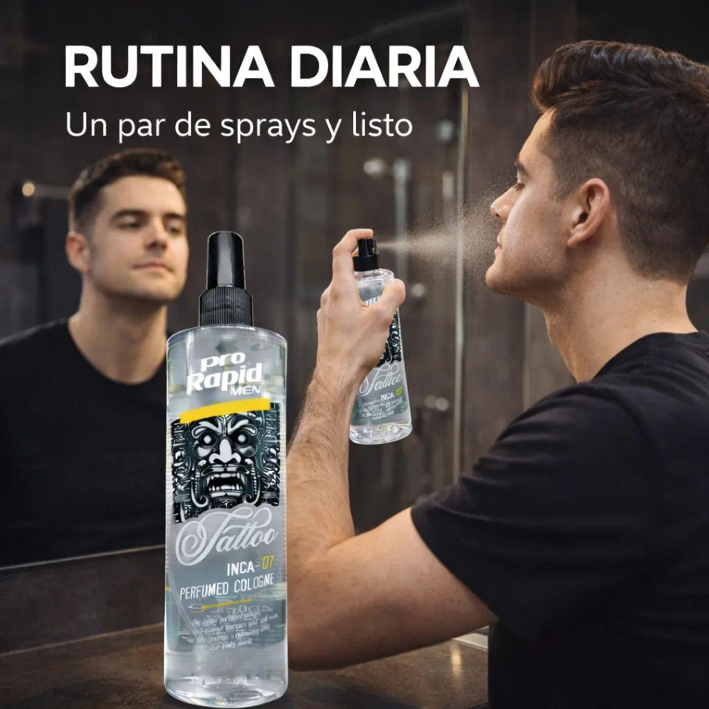 After Shave Barbería Spray Refrescante Aroma Masculino 400ml-4