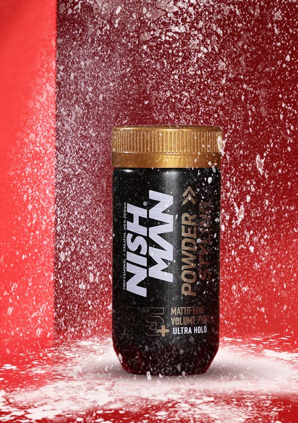 Polvo Texturizador Nishman Amarillo P5 + Ultra Hold-3