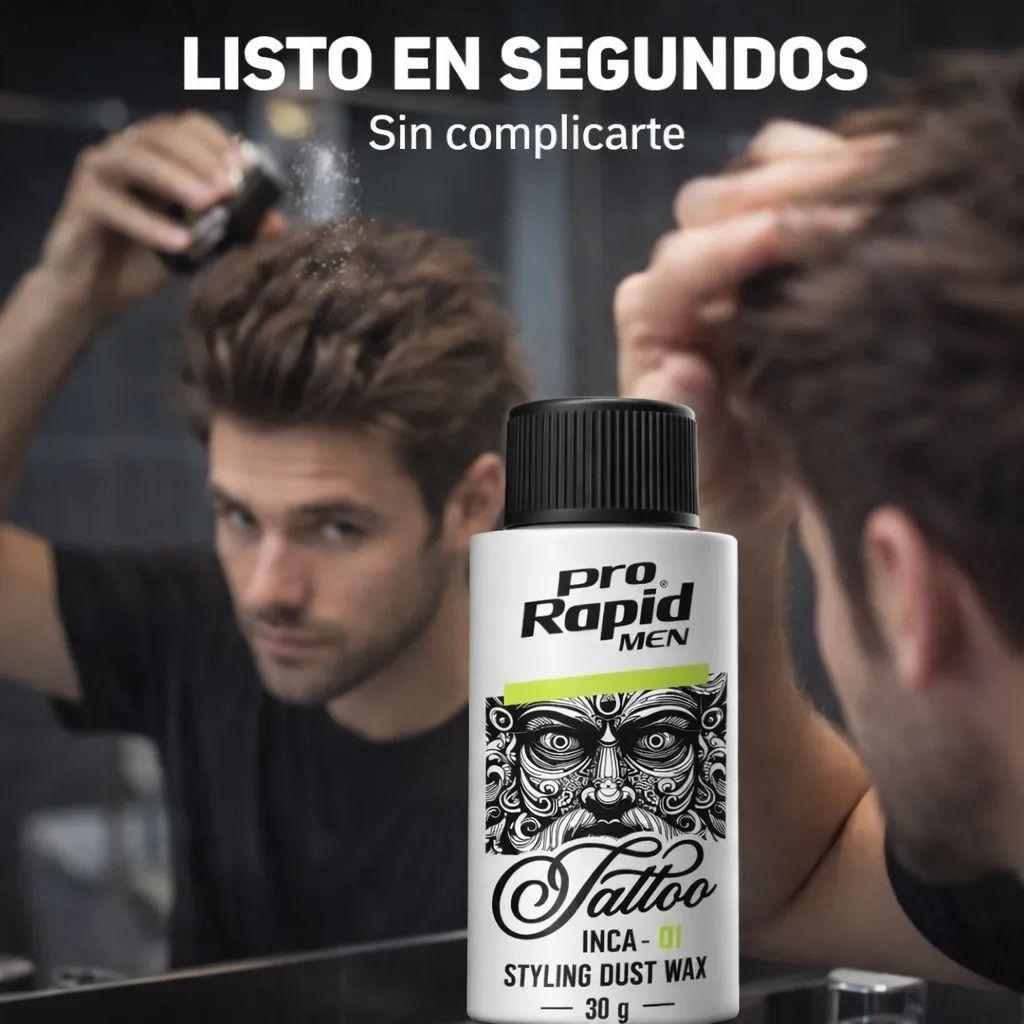 Cera En Polvo Pro Rapid Cabello Fijación Rápida Sin Brillo-2