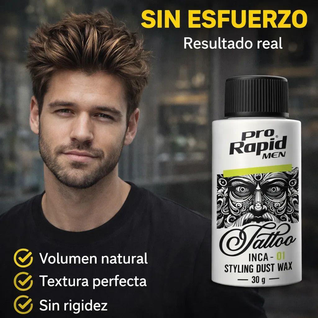 Cera En Polvo Pro Rapid Cabello Fijación Rápida Sin Brillo-5