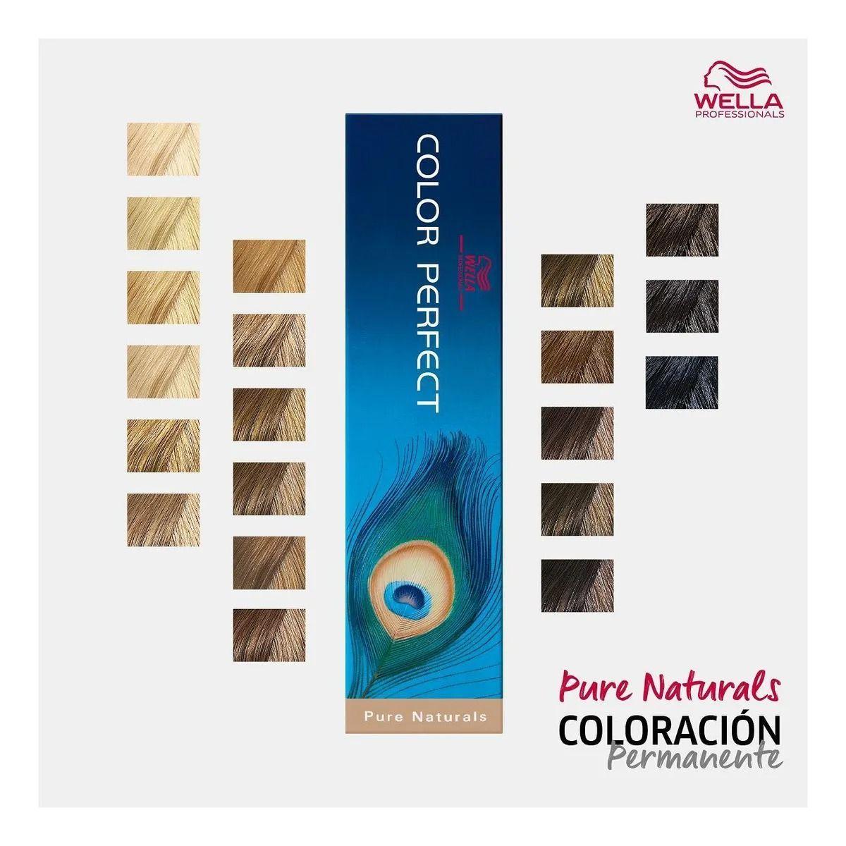 Tintura color perfect wella permanente 100% cobertura canas  2/0-3