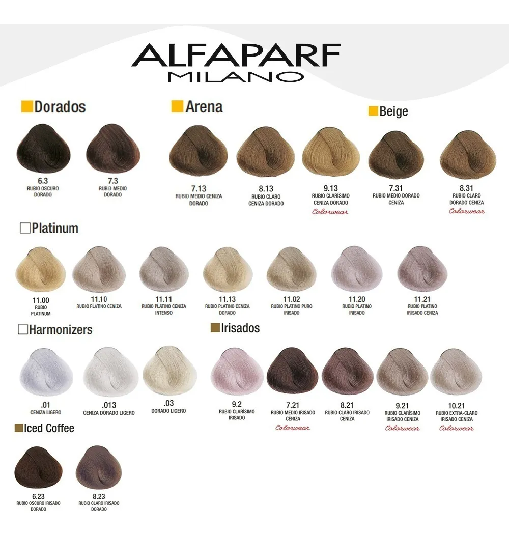 Tintura profesional 60ml + oxidante 90ml evolution alfaparf  #11.13 rubio platino ceniza dorado-4
