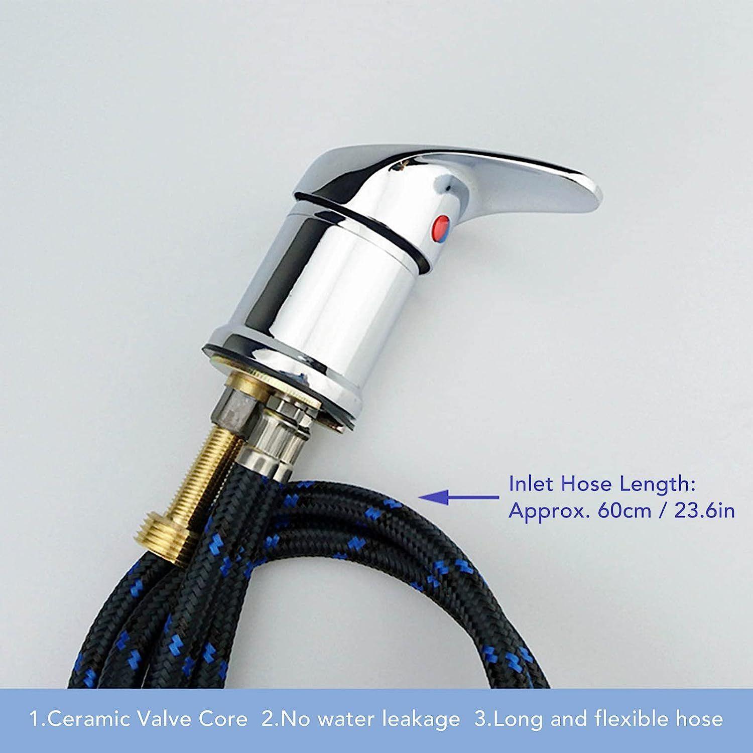 Llave Monomando Para Lava Pelo Peluqueria Barberia-7