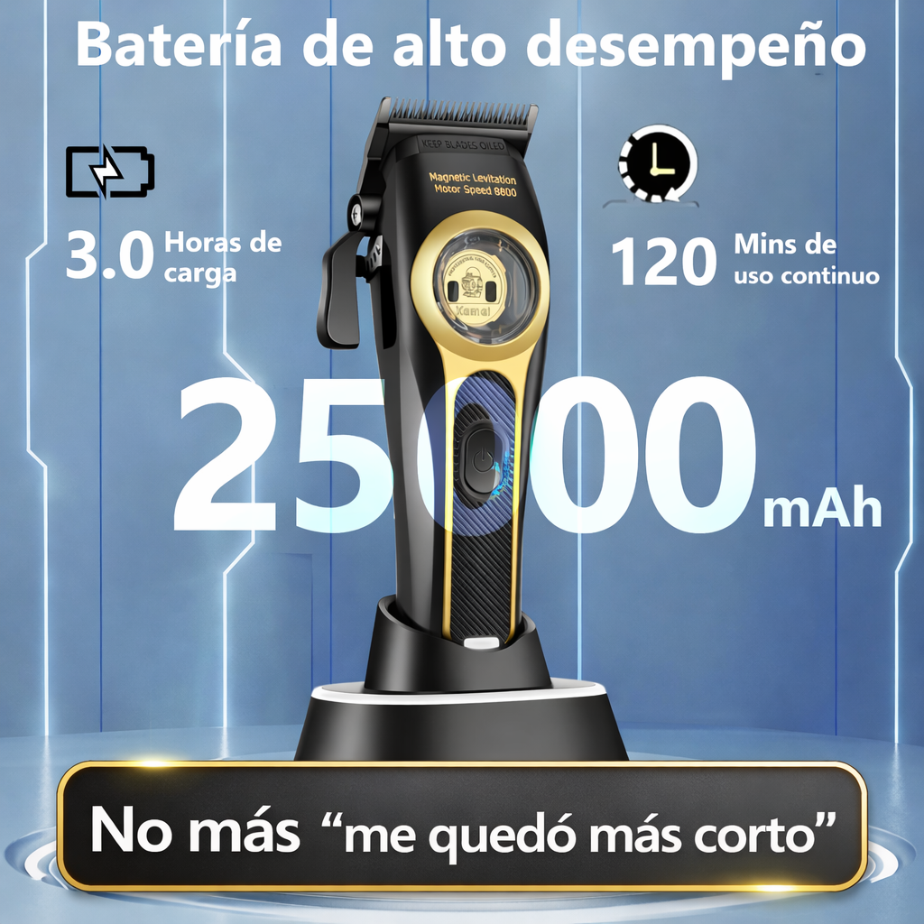 Maquina De Cortar Pelo Inalambrica Kemei 2373 Para Barbera-4