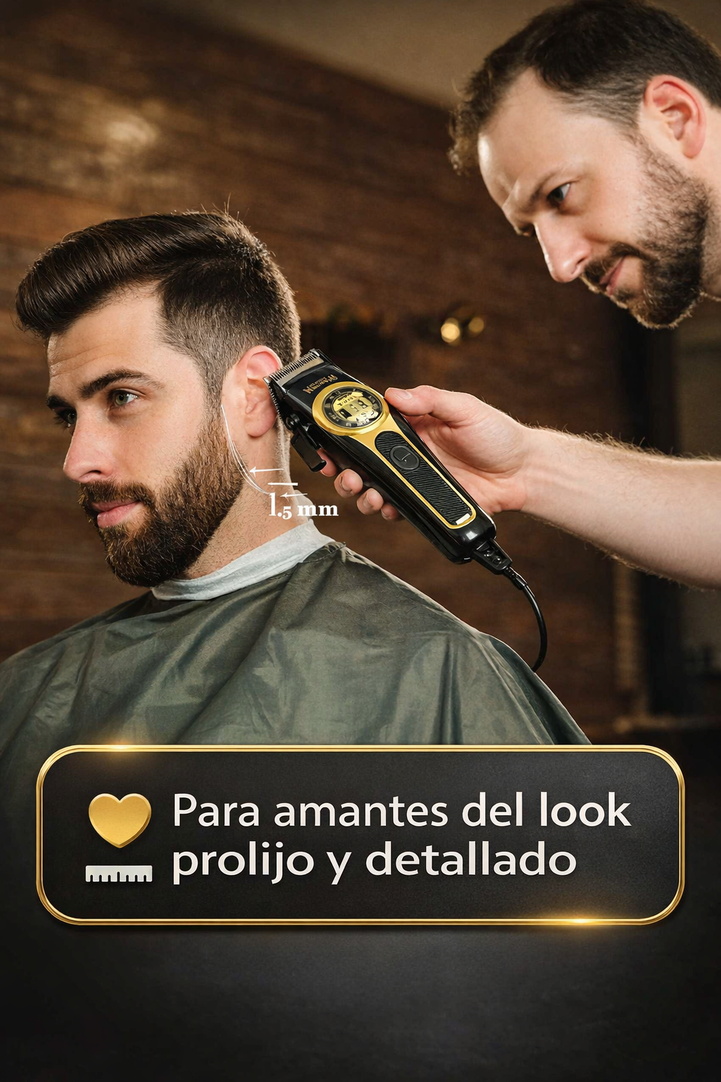 Maquina De Cortar Pelo Inalambrica Kemei 2373 Para Barbera-5