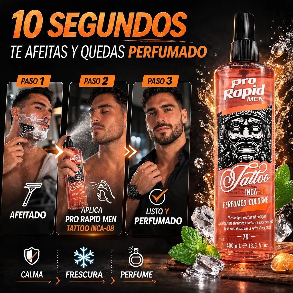 After Shave Colonia Hombre 2 En 1 Aroma Tipo Perfume 400ml-5