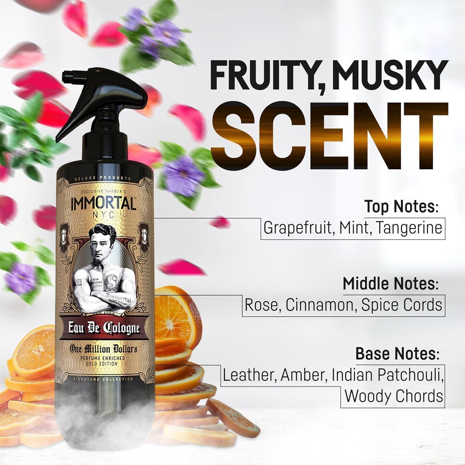 IMMORTAL NYC ONE MILLION DOLLARS 500ML COLOGNE AFTER SHAVE HOMBRE-2